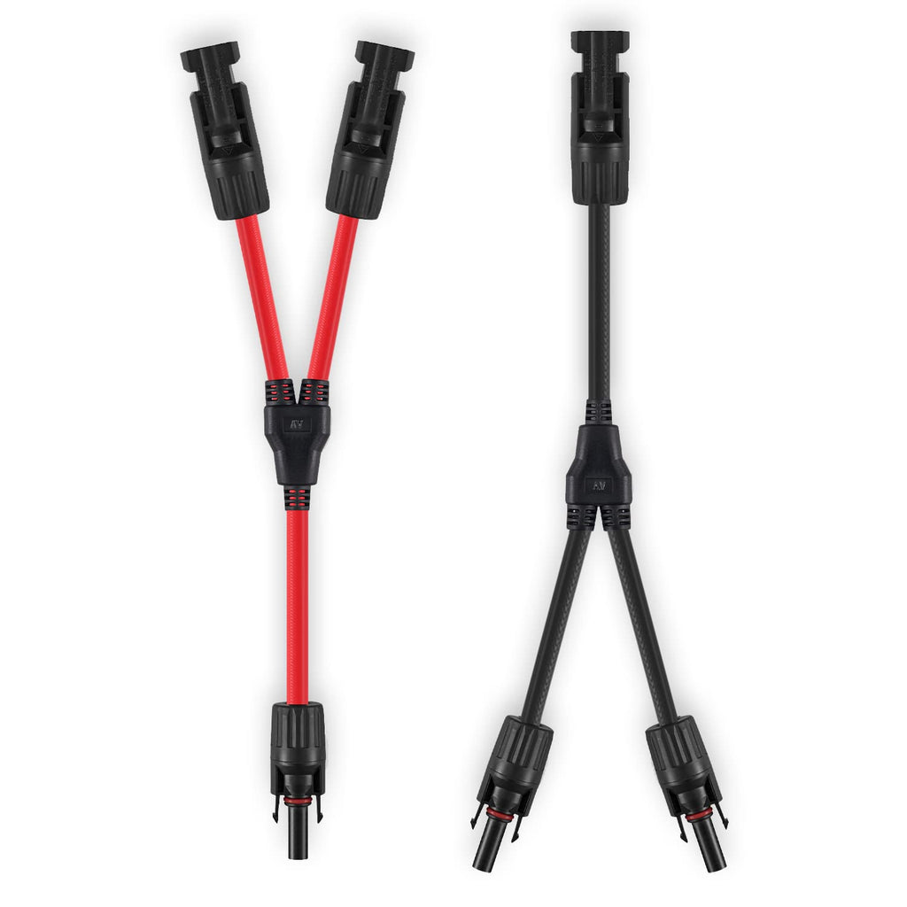 Solarpanel Kabel Solarkabel 1Y2 1Y3 1Y4 Verteiler Male Female Connector Photovoltaik Steckverbinder