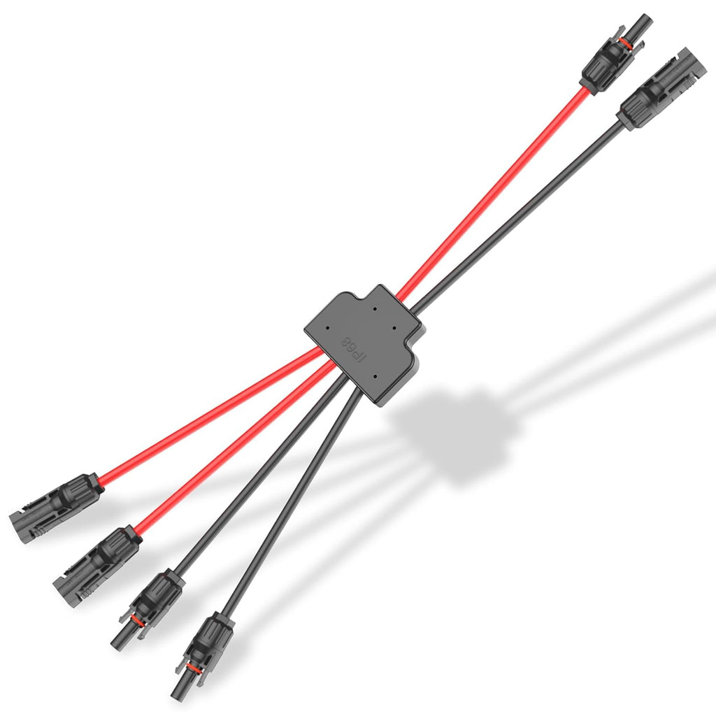 Solarpanel Kabel Solarkabel 2Y4 2Y6 2Y8  Verteiler Male Female Connector Photovoltaik Steckverbinder