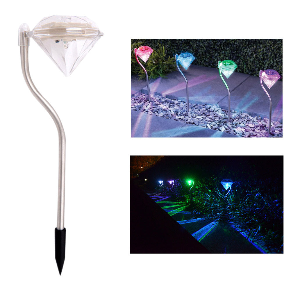 Solarlampen für Außen Garten , 4/8 x Solar Diamant Gartenleuchten Außen Solarleuchten Wasserdicht für Balkon,Balkonkasten,Blumenkästen und Terrasse Dekoration