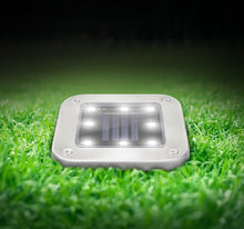 Laden Sie das Bild in den Galerie-Viewer, 6/8/10 pcs Solar Bodenleuchte  Solarleuchten für Außen, eckig 8 Leds Solar Gartenleuchten, IP65 Wasserdicht Bodenleuchte Solarleuchten Garten, Außenleuchte für Auffahrt/Rasen/Gehweg/Patio