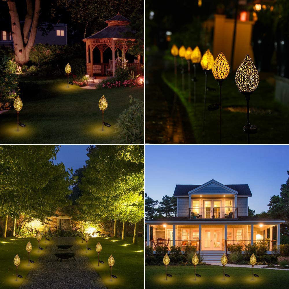 Solarlaterne für Außen Hängend - Metall Solarlaternen für Draußen LED Garten Deko IP44 Wasserdicht Vintage Garten Solarlampen für Aussen Patio Baum Terrasse Warmweiß