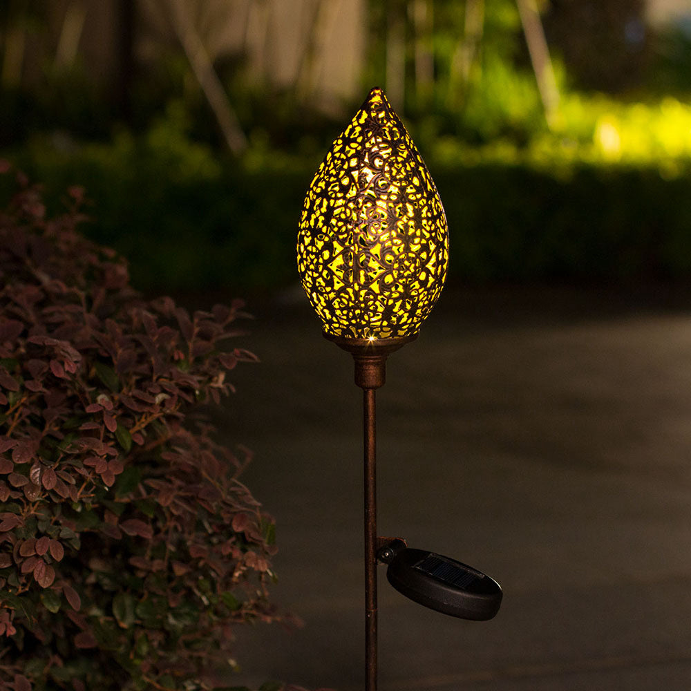 Solarlaterne für Außen Hängend - Metall Solarlaternen für Draußen LED Garten Deko IP44 Wasserdicht Vintage Garten Solarlampen für Aussen Patio Baum Terrasse Warmweiß