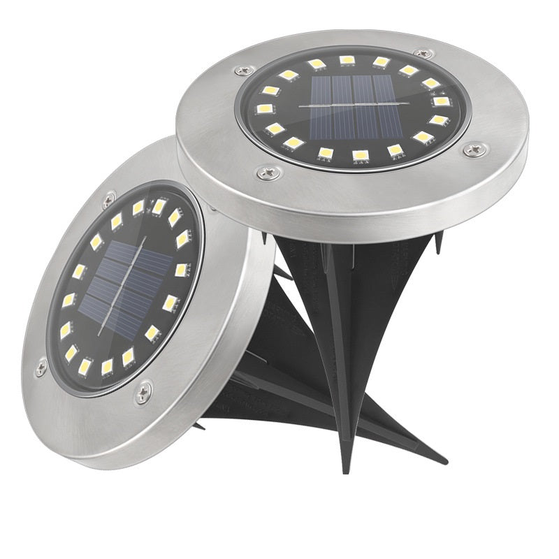 6/8/10 pcs Solar Bodenleuchte  Solarleuchten für Außen, 16 Leds Solar Gartenleuchten, IP65 Wasserdicht Bodenleuchte Solarleuchten Garten, Außenleuchte für Auffahrt/Rasen/Gehweg/Patio