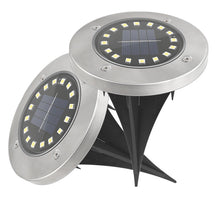 Laden Sie das Bild in den Galerie-Viewer, 6/8/10 pcs Solar Bodenleuchte  Solarleuchten für Außen, 16 Leds Solar Gartenleuchten, IP65 Wasserdicht Bodenleuchte Solarleuchten Garten, Außenleuchte für Auffahrt/Rasen/Gehweg/Patio