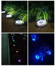 Laden Sie das Bild in den Galerie-Viewer, 6/8/10 pcs Solar Bodenleuchte  Solarleuchten für Außen, 16 Leds Solar Gartenleuchten, IP65 Wasserdicht Bodenleuchte Solarleuchten Garten, Außenleuchte für Auffahrt/Rasen/Gehweg/Patio