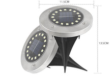 Laden Sie das Bild in den Galerie-Viewer, 6/8/10 pcs Solar Bodenleuchte  Solarleuchten für Außen, 16 Leds Solar Gartenleuchten, IP65 Wasserdicht Bodenleuchte Solarleuchten Garten, Außenleuchte für Auffahrt/Rasen/Gehweg/Patio