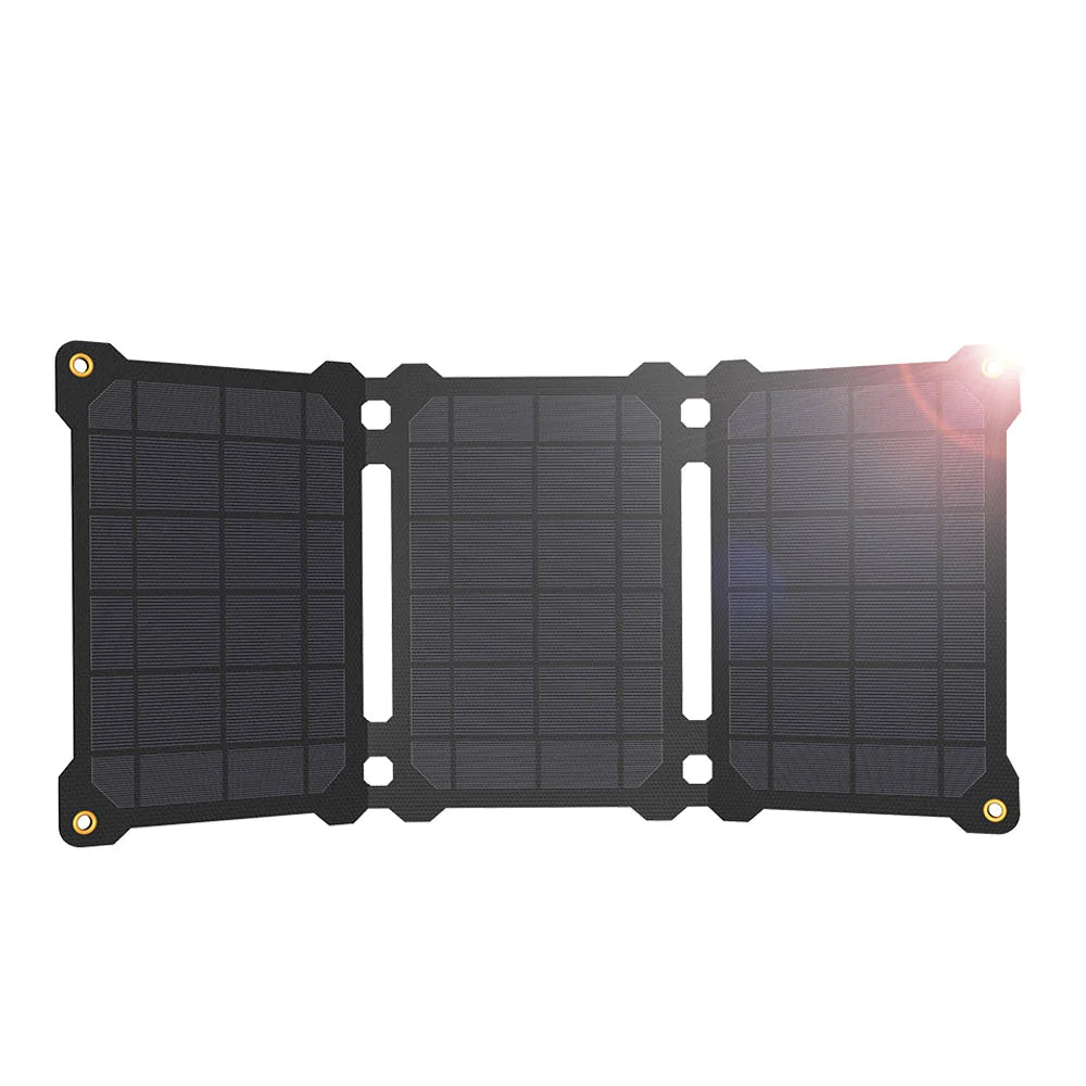 ALLPOWERS 5V 21W Solar Panel, Tragbares Solarladegerät, Wasserdichtes Faltbares Solarpanel, Solar Ladegerät, Solar Powerbank für Smartphone, Tablets, Outdoor, Camping