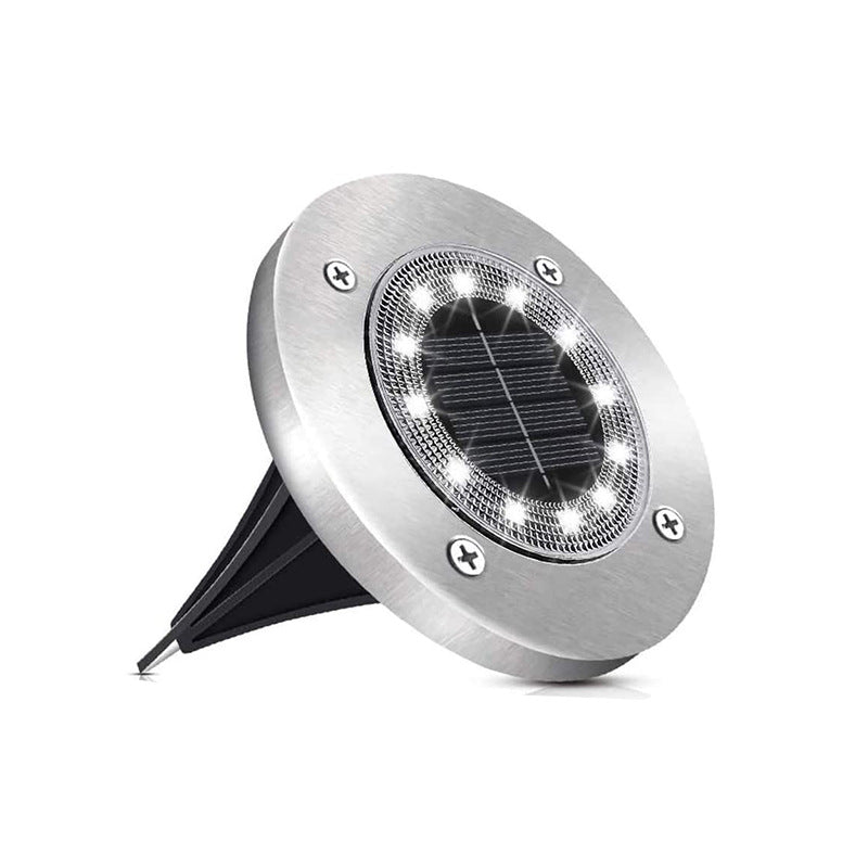 2/3/4/5 pcs Solar Bodenleuchte Warmweiß, 12 LEDs Solarleuchten für Außen, Led Solar Gartenleuchten, IP65 Wasserdicht Bodenleuchte Solarleuchten Garten, Außenleuchte für Auffahrt/Rasen/Gehweg/Patio