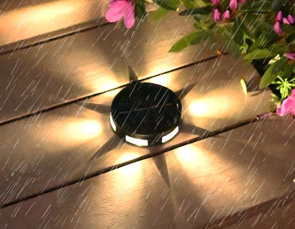 4/6/8 pcs Solar Bodenleuchte  Solarleuchten für Außen, Led Solar Gartenleuchten, IP65 Wasserdicht Bodenleuchte Solarleuchten Garten, Außenleuchte für Auffahrt/Rasen/Gehweg/Patio