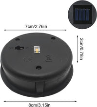 Laden Sie das Bild in den Galerie-Viewer, 2/4/6/8 Stück Solarleuchten Ersatz Top, Solar Ersatzpanel mit LED Leuchtmitteln Solarpanel, für Outdoor hängende Laternen Garten Terrasse Gehweg Hof Dekoration