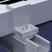Laden Sie das Bild in den Galerie-Viewer, Aitesen GFBZ012  Solarmodul Alu Halterung Befestigungs-Set für1/2/3/4/5/6/7/8/9/10 x Solarmodul Befestigungssystem Trapezblech PV Befestigungsschiene,