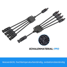 Laden Sie das Bild in den Galerie-Viewer, Solarpanel Kabel Solarkabel 1Y2 1Y3 1Y4 Verteiler Male Female Connector Photovoltaik Steckverbinder