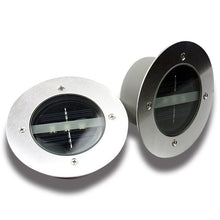 Laden Sie das Bild in den Galerie-Viewer, 2/3/4/6 pcs Solar Bodenleuchte  Aluminiumguss Solarleuchten für Außen, 3 Leds Solar Gartenleuchten, IP67  Wasserdicht Bodenleuchte Solarleuchten Garten, Außenleuchte für Auffahrt/Rasen/Gehweg/Patio