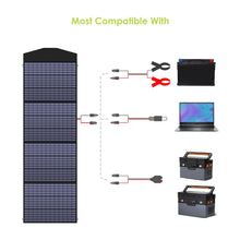 Laden Sie das Bild in den Galerie-Viewer, ALLPOWERS Faltbares Solarpanel 200W Solarmodul Solarladegerät Speziell US Solarzelle mit MC-4 Ausgang für Tragbare Powerstation Solargenerator Camping Wohnmobil Caravan Gartenhäuse Reise Boot Laptop