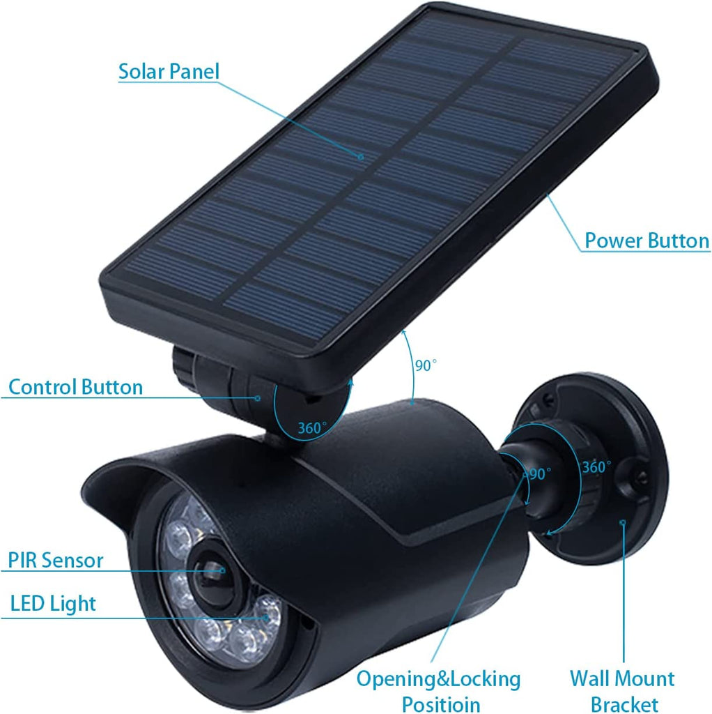 Solarlampen für Außen mit Bewegungsmelder, LED Solar Strahler Solarleuchte Wandleuchte Sicherheitsbeleuchtung außenleuchten mit sensor IP66 wasserdicht für Eingang, Auffahrt, Innenhof, Weg