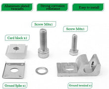 Laden Sie das Bild in den Galerie-Viewer, Aitesen 4/6/10/20/50  x Solarmodul-Montagehalterung, Klemmen Erdungsösen Befestigungen, Photovoltaik Unterstützung