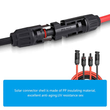 Laden Sie das Bild in den Galerie-Viewer, Solarkabel Verlängerung 4mm² / 6mm² 1-10m Solarpanel Adapterkabel,Solarkabel Verlängerung ,Beide Seiten M-C-4 Solarstecker Solarkabel-Verlängerungskabel,für stecker solaranlage Solarzellen Photovoltaik Montage