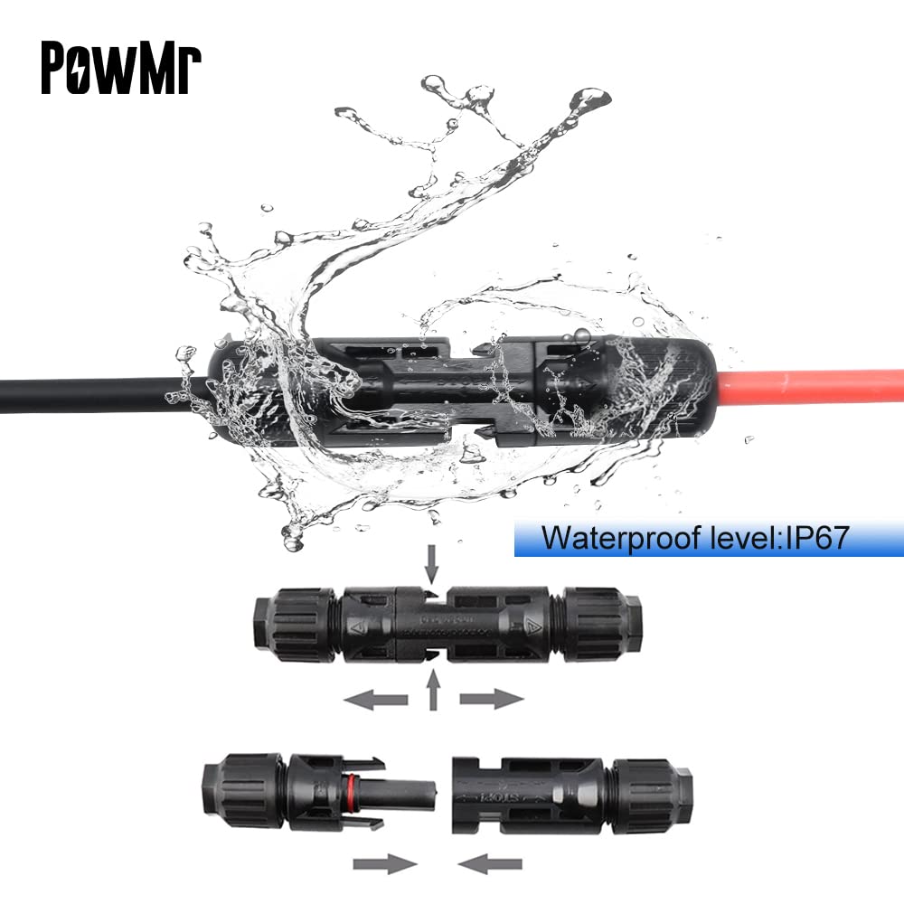 Solarpanel Kabel Solarkabel 1Y2 1Y3 1Y4 Verteiler Male Female Connector Photovoltaik Steckverbinder