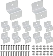 Laden Sie das Bild in den Galerie-Viewer, Aitesen 4/8/12/48/96 Solarmodul Halterung Photovoltaik Z-Halter RVM-ZBR-01 Aluminium Befestigung Solar Panel für Montage Solarpanel Dachmontage für flachdach Wohnmobile Boote Dächer Wände