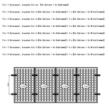 Laden Sie das Bild in den Galerie-Viewer, Aitesen GFBZ012  Solarmodul Alu Halterung Befestigungs-Set für1/2/3/4/5/6/7/8/9/10 x Solarmodul Befestigungssystem Trapezblech PV Befestigungsschiene,