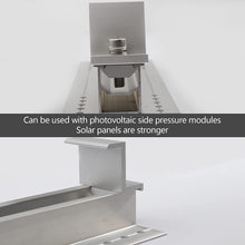Laden Sie das Bild in den Galerie-Viewer, Aitesen 2/4/6/8/10 x Solarmodul Photovoltaik-Halterung Schienenset 300mm,Solarmodul Alu Halterung Befestigungssystem Trapezblech PV Befestigungsschiene