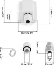 Laden Sie das Bild in den Galerie-Viewer, Weiss/Schwarz 1/2 Fach Solar Dachdurchführung 2-Fach für Wohnmobil, Boot und Caravan - wasserdichte Kabeldurchführung für Solaranlage, Sat-Anlage und Klimaanlage