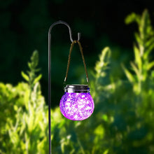 Laden Sie das Bild in den Galerie-Viewer, 2/4/6 Stück+ 4 Farben Solarlaterne für Außen Garten,  30 LED Solarglas Lichter Deko, IP65 Wasserdicht Solar Laternen für Außen, Solarlampen für Draußen, Gartendeko, Party, Terrassen