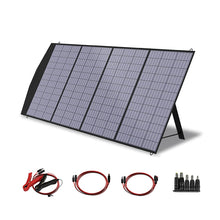 Laden Sie das Bild in den Galerie-Viewer, ALLPOWERS Faltbares Solarpanel 200W Solarmodul Solarladegerät Speziell US Solarzelle mit MC-4 Ausgang für Tragbare Powerstation Solargenerator Camping Wohnmobil Caravan Gartenhäuse Reise Boot Laptop