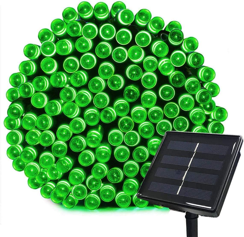 Solar Lichterkette Außen 7 Farben 50/100/200/300/500/1000 LEDs Solar Lichterkette Aussen Bunt, 8 Modi solarlichterkette wetterfest, Outdoor Weihnachtsbeleuchtun Solar für Garten, Terrasse, Balkon Deko