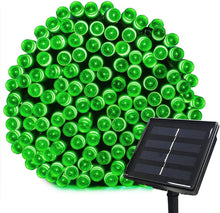 Laden Sie das Bild in den Galerie-Viewer, Solar Lichterkette Außen 7 Farben 50/100/200/300/500/1000 LEDs Solar Lichterkette Aussen Bunt, 8 Modi solarlichterkette wetterfest, Outdoor Weihnachtsbeleuchtun Solar für Garten, Terrasse, Balkon Deko