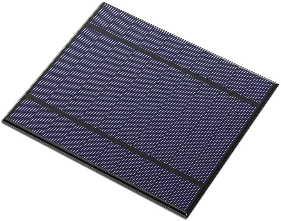 2 Stück Solarpanel Für eine größere Ansicht klicken Sie auf das Bild ALLPOWERS 2.5W 5V / 500mAh Mini Gekapselte Solarzelle Epoxy Solarmodul DIY Batterieladegerät Kit für Batterie Power LED 130x150mm