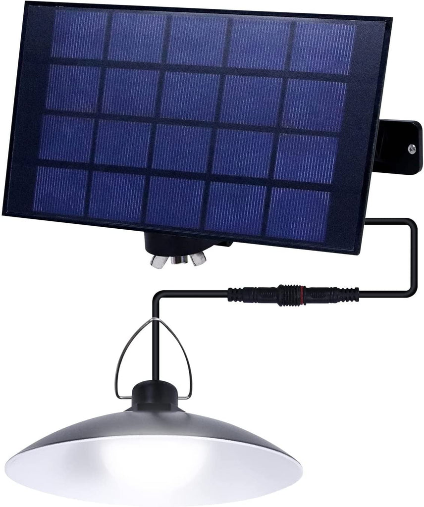 Solar Hängelampen IP65 Wasserdichte Solar Pendelleuchte für Außen,Solar Hängelampen mit 3,2m Verlängerungskabeln,Innen Solarlampen für Garten Hof Garage Veranda Haustür