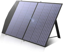 Laden Sie das Bild in den Galerie-Viewer, ALLPOWERS Faltbares Solarpanel 100W Solarmodul Speziell für Tragbare Powerstation und Outdoor Solargenerator Hoch Leistung Akku für Camping Garten Laptop