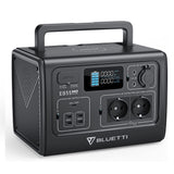 VIDEO  BLUETTI Tragbare Powerstation EB55, 537Wh LiFePO4 Batterie-Backup mit 2 700W AC Ausgängen (1400W Peak), 100W Type-C, Solar Generator für Outdoor Camping, Off-Grid, Blackout (Solar Panel Optional)