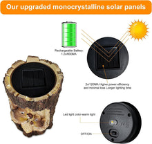 Laden Sie das Bild in den Galerie-Viewer, Solarlampen für Außen Garten, Solarleuchten Garten Eichhörnchen Förmige Gartendeko Wasserdichte LED Solarleuchten Harz Nachtlichter Rasen für Hinterhöfe, Gärten, Rasen Beleuchtung