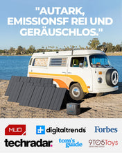 Laden Sie das Bild in den Galerie-Viewer, BLUETTI Solargenerator AC200MAX mit 1/2/3 x PV350 Solarpanel, 2048Wh/2200W LiFePO4 Tragbare Powerstation Stromaggregat, 350W Solarmodule für Notstromversorgung Camping, Wohnwagen, Stromausfall