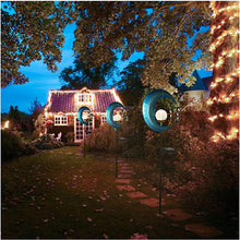 Laden Sie das Bild in den Galerie-Viewer, Solarlampe für Außen,  Metall Mond-Form Solarleuchten LED Stake Dekorative Gartenfahlständer Solarleuchten im Freien Gartendeko für Terrasse, Weg, Hof, Rasen, Warmwhite