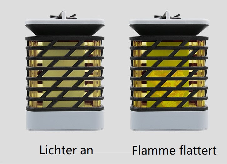 Solar Laterne für außen,Flammenlicht Gartenfackeln Hängend Solarlaterne mit LED  Lichteffekt, Solarlampe Solarleuchte Gartendeko Solar Gartenlaterne dekorative für Draussen, Baum, Patio, Terrasse