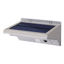 Laden Sie das Bild in den Galerie-Viewer, Solar hochwertiger Stahl leuchten solarlampe mit bewegungsmelder ,IP44 Wasserdichte Solarlampen für Wand Außen Garten,Solarzaun Leuchten Gartenleuchten für Deck, Zaun, Terrasse, Haustür, Treppe, Landschaft, Hof