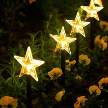 Laden Sie das Bild in den Galerie-Viewer, Solar Schneeflocke Weihnachtsbaum Stern Leuchten wasserdichte Rasenstöcke Leuchten Weihnachtsdekorationen Rote Solar Outdoor Stake Leuchten, Solar Schneemann Rasen Licht, Schneemann Garten Solarlicht