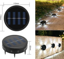 Laden Sie das Bild in den Galerie-Viewer, 4/6/8 pcs Solar Bodenleuchte  Solarleuchten für Außen, Led Solar Gartenleuchten, IP65 Wasserdicht Bodenleuchte Solarleuchten Garten, Außenleuchte für Auffahrt/Rasen/Gehweg/Patio