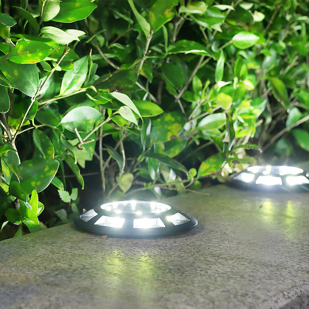 8/10/12 pcs Solar Bodenleuchte  Solarleuchten für Außen, 8 +8 Leds Solar Gartenleuchten, IP65 Wasserdicht Bodenleuchte Solarleuchten Garten, Außenleuchte für Auffahrt/Rasen/Gehweg/Patio