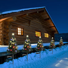 Laden Sie das Bild in den Galerie-Viewer, 2X Solar 78cm Weihnachtsbaum, Künstliche Mini Christmas  Tree IP65 Wasserdicht