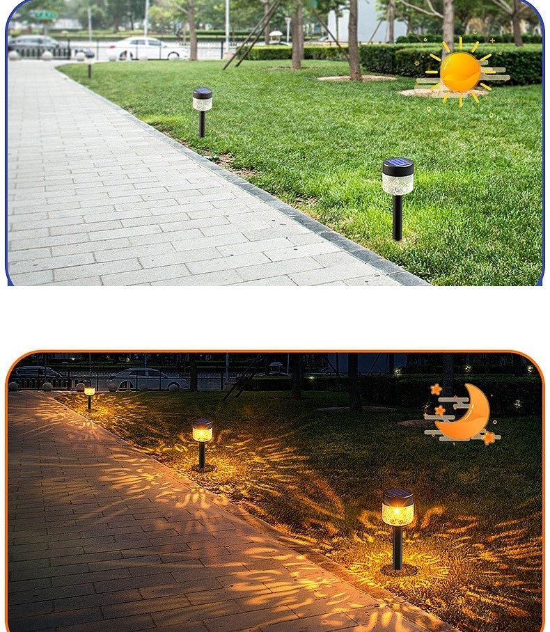 3/4/5 Stück Solar Wegeleuchten Solarleuchten für den Außenbereich, Weihnachtsdekoration, Garten, LED-Licht, Landschaft/Weg