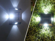 Laden Sie das Bild in den Galerie-Viewer, 4/6/8/10 pcs Solar Bodenleuchte eckig  Solarleuchten für Außen,led Solar Gartenleuchten, IP65 Wasserdicht Bodenleuchte Solarleuchten Garten, Außenleuchte für Auffahrt/Rasen/Gehweg/Patio