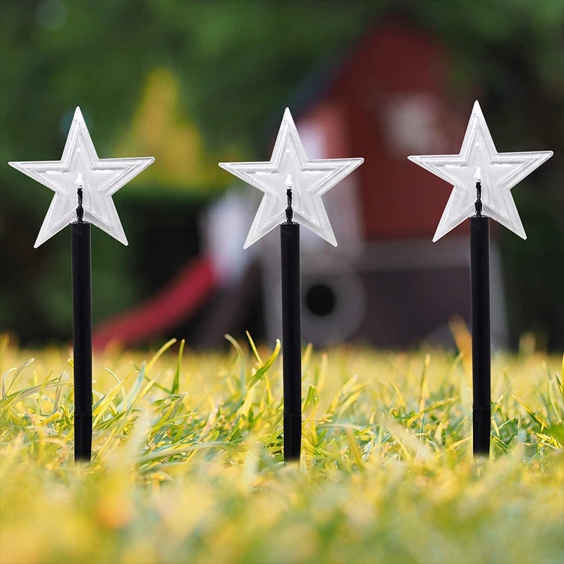 Solar Schneeflocke Weihnachtsbaum Stern Leuchten wasserdichte Rasenstöcke Leuchten Weihnachtsdekorationen Rote Solar Outdoor Stake Leuchten, Solar Schneemann Rasen Licht, Schneemann Garten Solarlicht