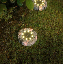 Laden Sie das Bild in den Galerie-Viewer, 4/6/8/10 pcs Solar Bodenleuchte  Solarleuchten für Außen,8 Leds Solar Gartenleuchten, IP65 Wasserdicht Bodenleuchte Solarleuchten Garten, Außenleuchte für Auffahrt/Rasen/Gehweg/Patio