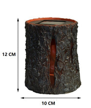 Laden Sie das Bild in den Galerie-Viewer, Solarlampen für Außen Garten, Solarleuchten Garten Baumstumpf förmige Gartendeko Wasserdichte LED Solarleuchten Harz Nachtlichter Rasen für Hinterhöfe, Gärten, Rasen Beleuchtung