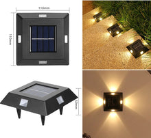 Laden Sie das Bild in den Galerie-Viewer, 4/6/8/10 pcs Solar Bodenleuchte eckig  Solarleuchten für Außen,led Solar Gartenleuchten, IP65 Wasserdicht Bodenleuchte Solarleuchten Garten, Außenleuchte für Auffahrt/Rasen/Gehweg/Patio