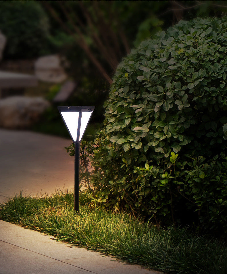 Hochwertig Solar galvanisiertes Eisen  Wegeleuchten Solarleuchten für den Außenbereich, Weihnachtsdekoration, Garten, LED-Licht, Landschaft/Weg, Edelstahl